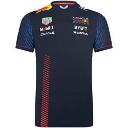 Red Bull Racing Offizielles Formel 1 F1 Team Formula Damen-T-Shirt - Blau - XS von Castore