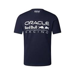 Red Bull Racing Offizielles Formel 1 F1 Team Logo Formel T-Shirt - Blau - XS von Castore