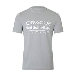 Red Bull Racing Offizielles Formel 1 F1 Team Logo Formel T-Shirt - Grau - L von Castore