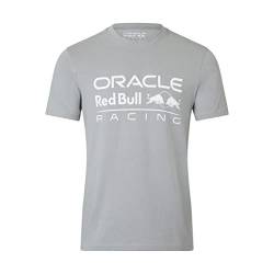 Red Bull Racing Offizielles Formel 1 F1 Team Logo Formel T-Shirt - Grau - XS von Castore