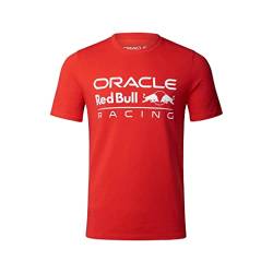 Red Bull Racing Offizielles Formel 1 F1 Team Logo Formel T-Shirt - Rot - L, (TU3308) von Castore