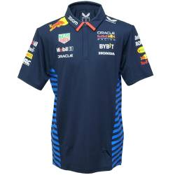 Red Bull Racing Short Sleeved Polo Shirt 2024 (DE/NL/SE/PL, Alphanumerisch, XL, Regular, Regular, Night Sky) von Castore