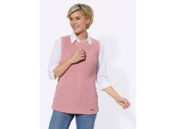 Pullunder CASUAL LOOKS "Pullunder" Gr. 54, rosa (rosenquarz) Damen Pullover Pullunder von Casual Looks