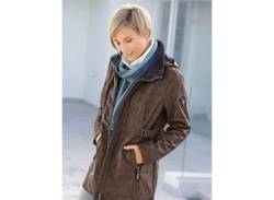 Softshelljacke CASUAL LOOKS Gr. 18, braun (braun, meliert) Damen Jacken Softshelljacken von Casual Looks