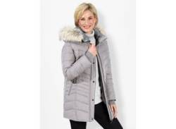 Steppjacke CASUAL LOOKS Gr. 20, grau (steingrau) Damen Jacken Steppjacken von Casual Looks