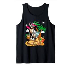 Devon Rex On Beach Kostüm Sommer Urlaub Liebhaber Besitzer Tank Top von Cat Vacations Costume