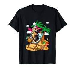 Schottisches Strandkostüm, faltbar, Sommerurlaub, Liebhaber, Besitzer T-Shirt von Cat Vacations Costume