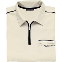 Sieh an! Herren Kurzarm-Poloshirt beige von Catamaran