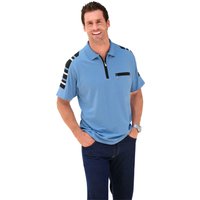 Sieh an! Herren Kurzarm-Poloshirt hellblau von Catamaran