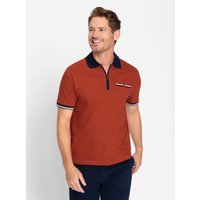 Witt Weiden Herren Kurzarm-Poloshirt rostrot von Catamaran