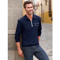 Witt Weiden Herren Langarm-Poloshirt marine von Catamaran