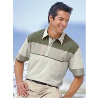 Witt Weiden Herren Poloshirt beige-oliv von Catamaran