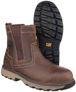 Caterpillar Workwear Pelton, Unisex Erwachsene Chelsea Boots , Braun - braun - Größe: 44 EU von Caterpillar Workwear