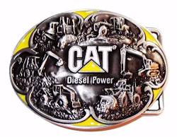 Cat erpillar CAT Diesel Power Metall mit Emaille-Akzenten Gürtelschnalle, Mehrfarbig, Einheitsgröße von Caterpillar