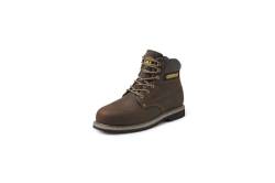 Caterpillar CAT Workwear Powerplant S3 GYW Sicherheits-Arbeitsstiefel für Herren, braun, 46 EU von Caterpillar