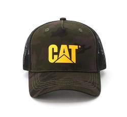 Caterpillar Herren Cat Trucker Cap mit Logo Hut, Grün, Einheitsgröße von Caterpillar