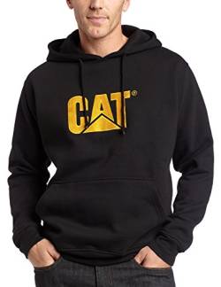 Caterpillar Herren Hoodie Trademark Kapuzenpullover, Schwarz, X-Large von Caterpillar