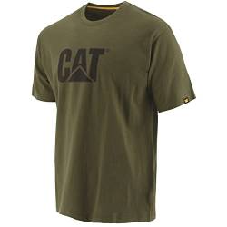 Caterpillar Herren TM Logo Tee T-Shirt, Chive, Groß von Caterpillar