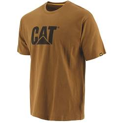 Caterpillar Herren Tm Logo Arbeits-T-Shirt, Bronze, Groß von Caterpillar