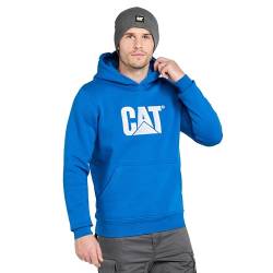 Caterpillar Herren Trademark Hoodies mit gesticktem Cat Front Logo, S3 Cord Management System und Beuteltasche Sweatshirt, Memphis Blue, XX-Large von Caterpillar