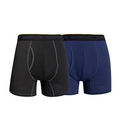 Caterpillar Men's 2-Pack Sport Mesh Boxer Brief, Navy, X-Large von Caterpillar