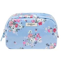 Cath Kidston Kulturbeutel, großer Kulturbeutel, Kosmetiktasche, Make-up-Organizer, Reise-Kulturbeutel, Zweiteilige Hautpflegetasche, Clifton-Rosen-Druck von Cath Kidston