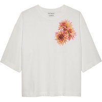Catwalk Junkie T-Shirt Oversize - Kurzarm Shirt Blumenprint - TS FLOWER von Catwalk Junkie