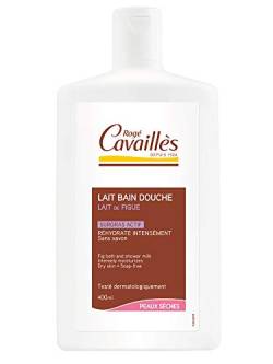 Cavaillès Duschgel, 400 ml, für trockene Haut, schützt und nährt – ohne Seife, ohne Parabene, für Gesicht und Körper – tägliche Anwendung (Feigenmilch) von Cavaillès