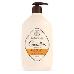 Rogé Cavaillès Duschgel für empfindliche Haut, Milch und Honig, 1 l von Cavaillès