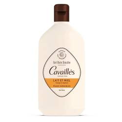 Rogé Cavaillès Duschgel für empfindliche Haut, Milch und Honig, 400 ml von Cavaillès