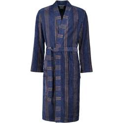 CAWÖ Home Bademäntel Herren Kimono Struktur 2508 blau - 13 M von Cawö