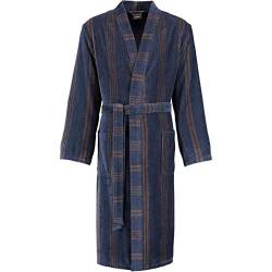 Cawö Bademantel Herren Kimono extraleicht 2508 Farbe blau Größe 54 von Cawö