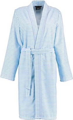 Cawö Home Bademäntel Damen Kimono Struktur 1214 mittelblau - 11 L von Cawö