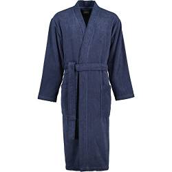 Cawö Home Bademäntel Herren Kimono Uni 828 blau - 17 XXL von Cawö