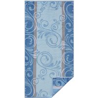 Sieh an! unisex Handtuch, bleu-gemustert von Cawö