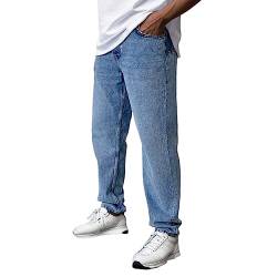 Caxndycing Jeans Herren Retro Jeanshose Hose Denim Komfort-Jeans Designer Casual Relaxed Regular Fit Jeanshose Männer Vintage Freizeithose Denim Jeanshose Straight Fit Jeanshose von Caxndycing