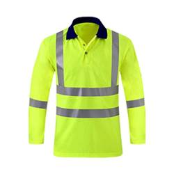 Warnschutz Herren Poloshirt Warnschutzshirt Warnshirt Warnschutz Arbeitskleidung Reflektierende Langarm Warnschutzshirt sicherheits Tshirt Arbeitskleidung Baustelle warn Shirt von Caxndycing