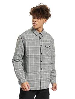 Cayler & Sons Herren Plaid Out Quilted Shirt Jacket Jacke, Black/White, L von Cayler & Sons