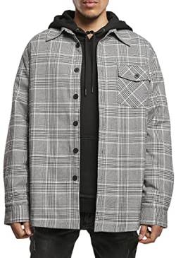 Cayler & Sons Herren Plaid Out Quilted Shirt Jacket Jacke, Black/White, XL von Cayler & Sons