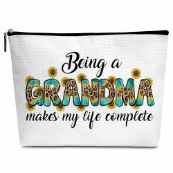 Kosmetiktasche mit Reißverschluss für Damen, Geschenk für Mutter, Oma, D, Being A Grandma, Being a Grandma von Cazhes