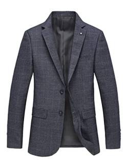 Cdkoke Herren Steinmetz Blazer Zwei Knöpfe Sitzung Unternehmen Jacke von Cdkoke