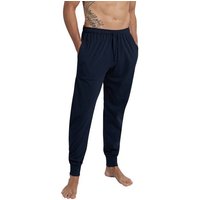 CECEBA Schlafhose CECEBA Herren Lange-Hose blau uni (1-tlg) von Ceceba