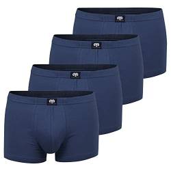 Ceceba 4er Pack Herren Jersey Boxershorts Shorts Pants Boxer M - 8XL Farbwahl große Größen Übergrößen, Grösse:L, Farbe:blau von Ceceba