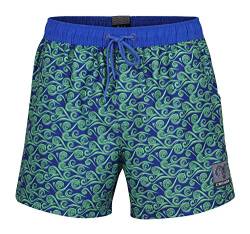 Ceceba Badeshorts Boardshorts Strandshorts Shorts Badehose blau grün M-8XL Übergröße, Farbe:blau, Grösse:6XL - 14-64 von Ceceba