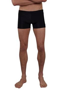 Ceceba Herren Bade-Pants, Schwimmhose, Badehose - Polyester, Elastan, Single Jersey, schwarz, Uni 5XL von Ceceba