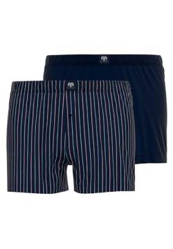 Ceceba Herren Boxershorts Shorts, 2er Pack, Blau (navy-red 2550), 7X-Large (Herstellergröße: 16) von Ceceba