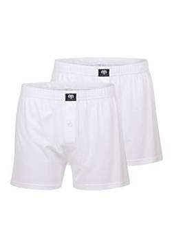 Ceceba Herren Boxershorts Shorts, 2er Pack, Weiß, 5X-Large (Herstellergröße: 12) von Ceceba