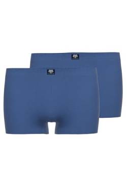 Ceceba Herren Short-Pants, Elastan, Baumwolle, Single Jersey, blau, Uni, 2er Pack 10 von Ceceba