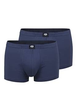 Ceceba Herren Short-Pants, Elastan, Baumwolle, Single Jersey, blau, Uni, 2er Pack 12 von Ceceba