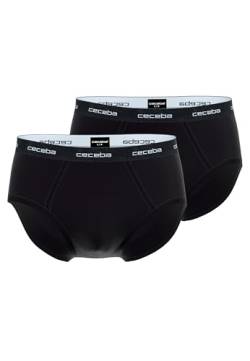 Ceceba Herren Slip schwarz Uni 2er Pack 10 von Ceceba